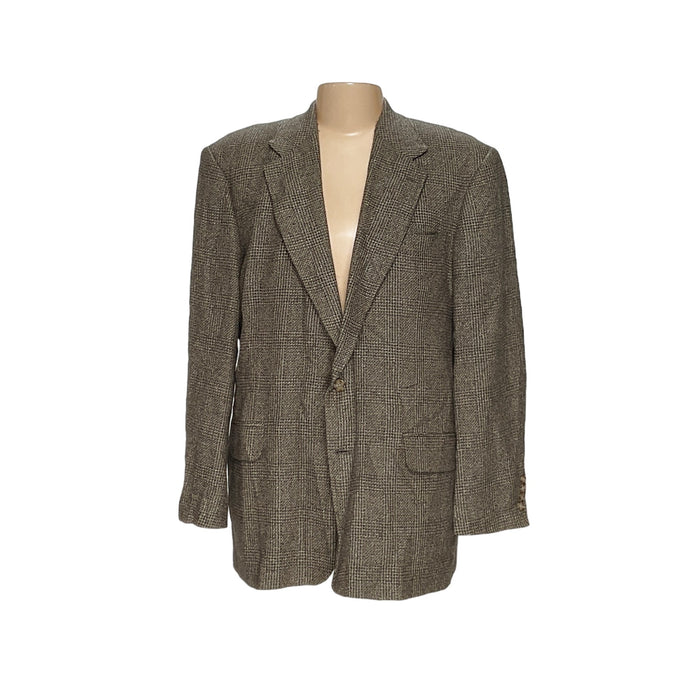 Oscar de la Renta Men's Brown Blazer - Size 48