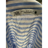 ZARA Multicolor Plus Size Button-Up Top