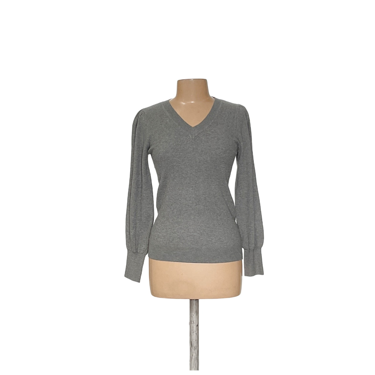 LOFT Gray Pullover Sweater M