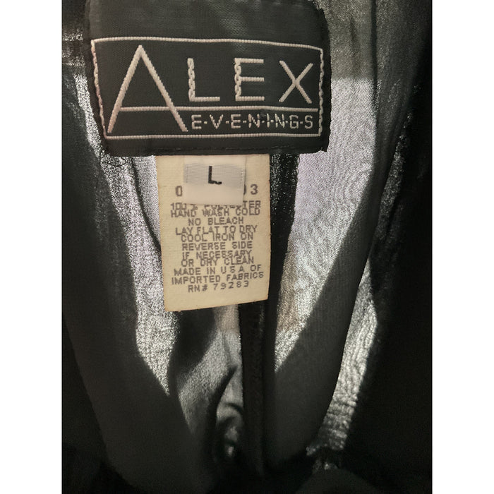 Sophisticated Black Alex Evenings Dress Pants