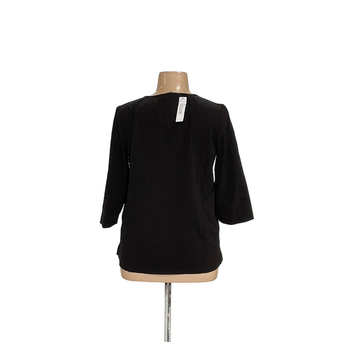 Chico's Black Plus Size Blouse