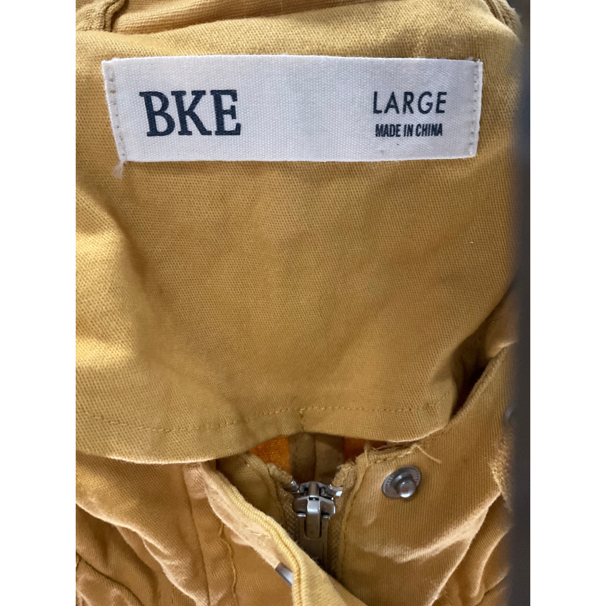 Bke Yellow Trench Coat - Size M