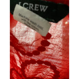 J.Crew S Orange Blouse 100% Cotton