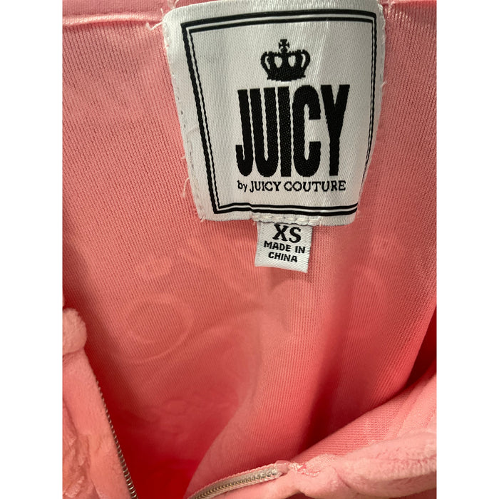 Juicy Couture Pink Full Zip Sweater XS