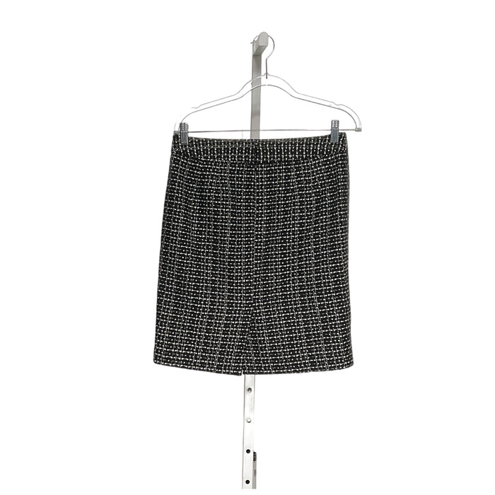 Ann Taylor Black Wool Mini Skirt 6P