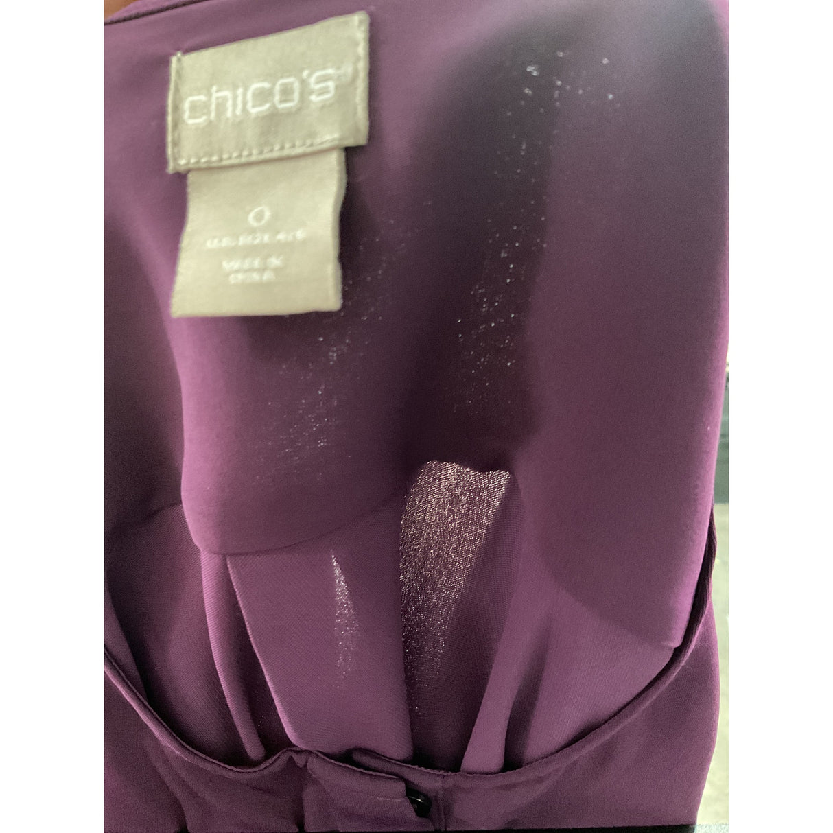 Chico's Purple Blouse - Size 0