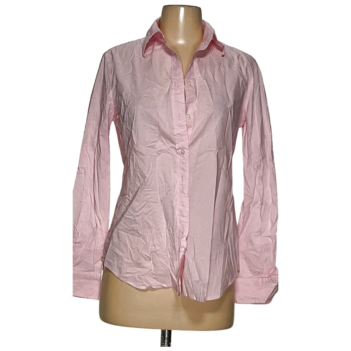 Lauren Ralph Lauren Women's Pink Button-Up XS