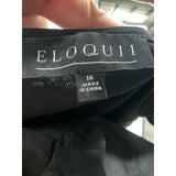 ELOQUII Black 100% Cotton Blouse