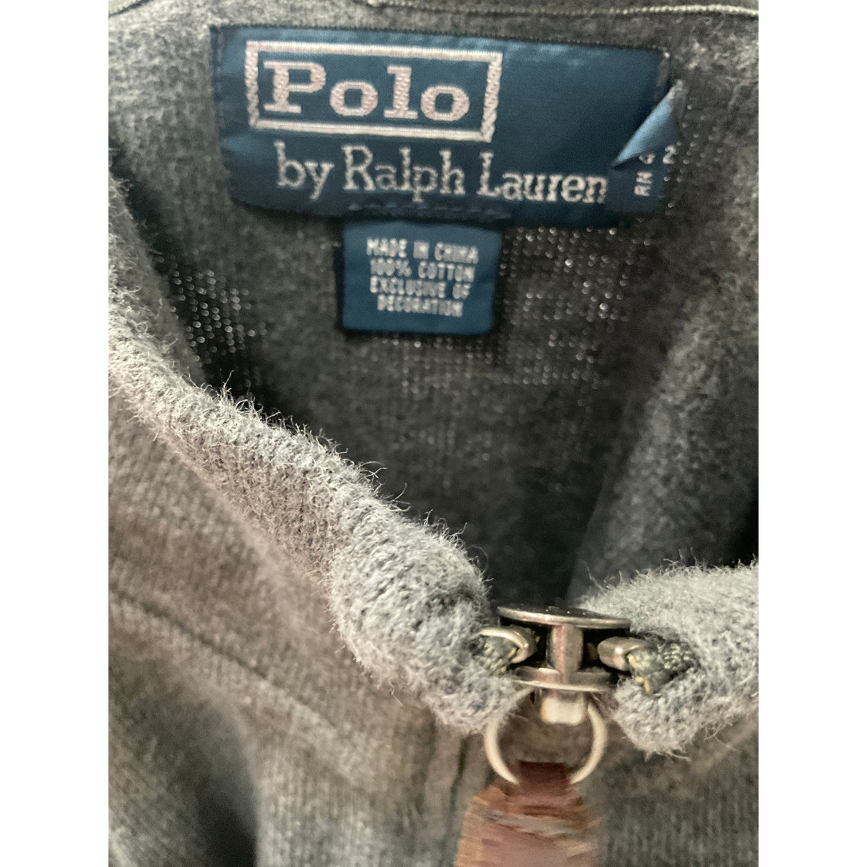 Polo Ralph Lauren Gray Henley Sweater