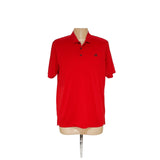 adidas Men's Red Polyester Polo Shirt