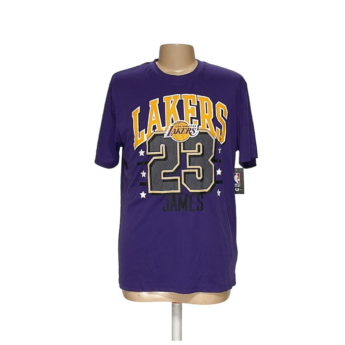 NBA Men's Purple Polyester T-Shirt - XL