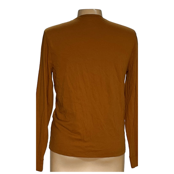 J. Crew Men's Brown Cotton Pullover Sweater