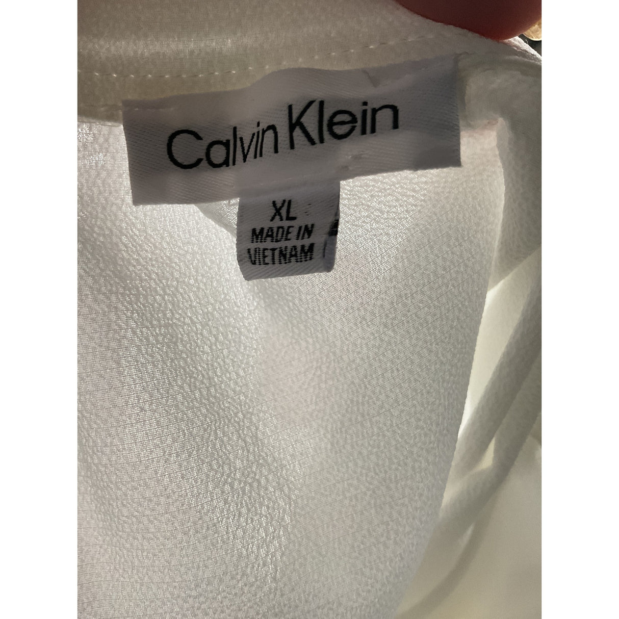 Calvin Klein White Women's XL Blouse