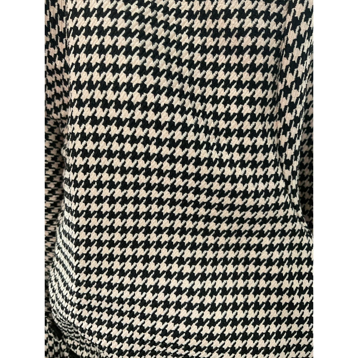 ZARA Multicolor Houndstooth Button-Up Top XS