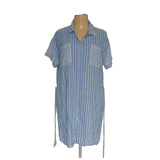 Nautica Blue Shirt Dress XXL