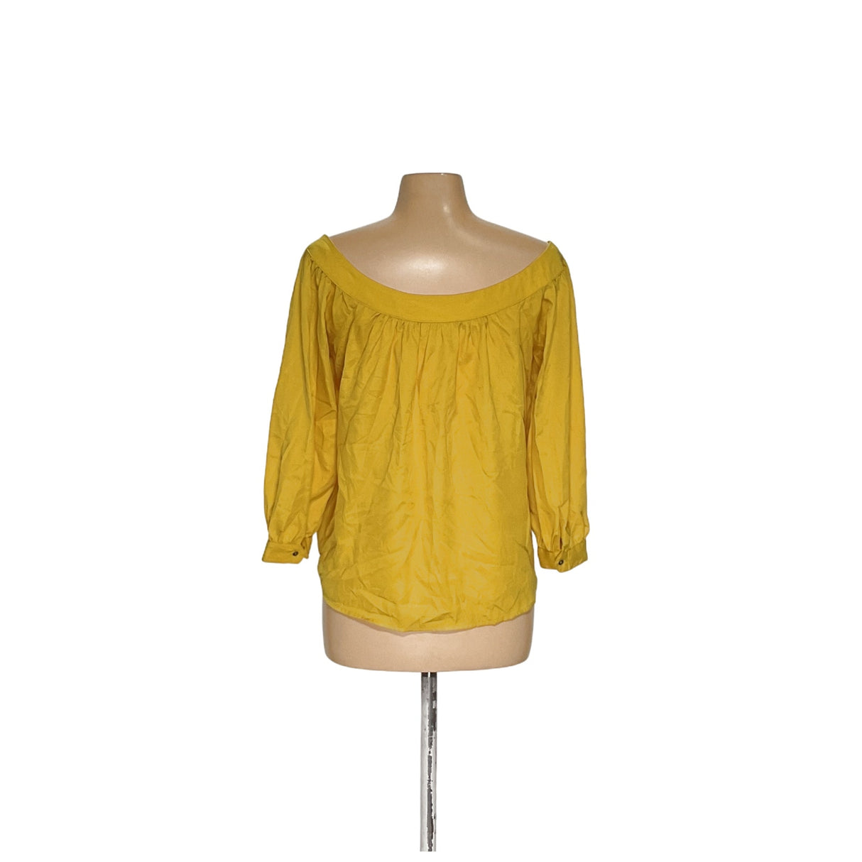 Maeve Yellow Polyester Blouse - Women's Size S