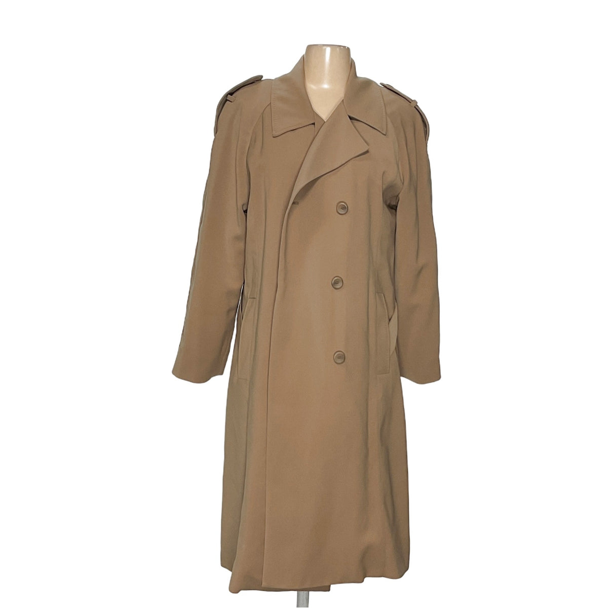 London Fog Cream Trench Coat - Size M