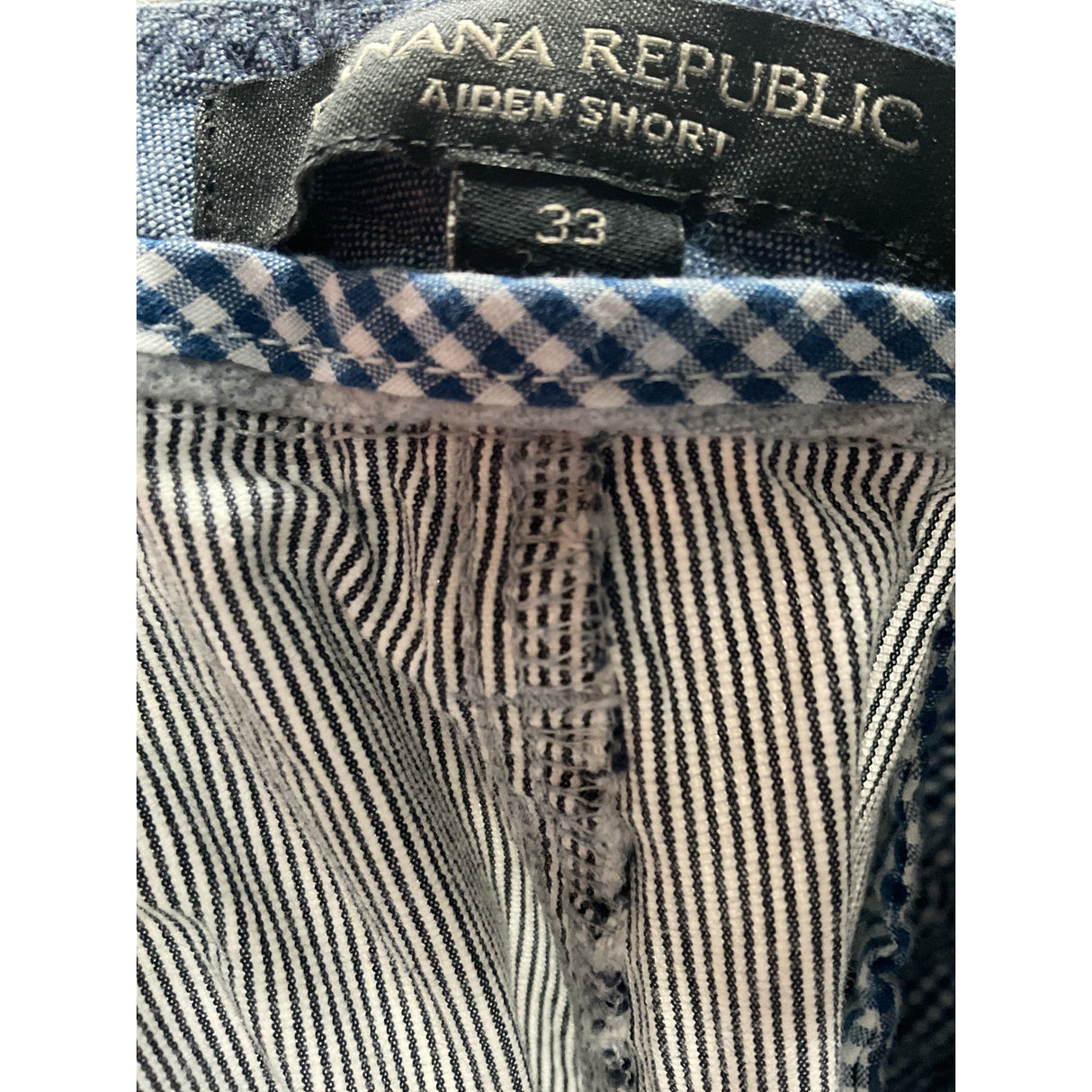 Banana Republic Men's Multicolor Striped Bermuda Shorts