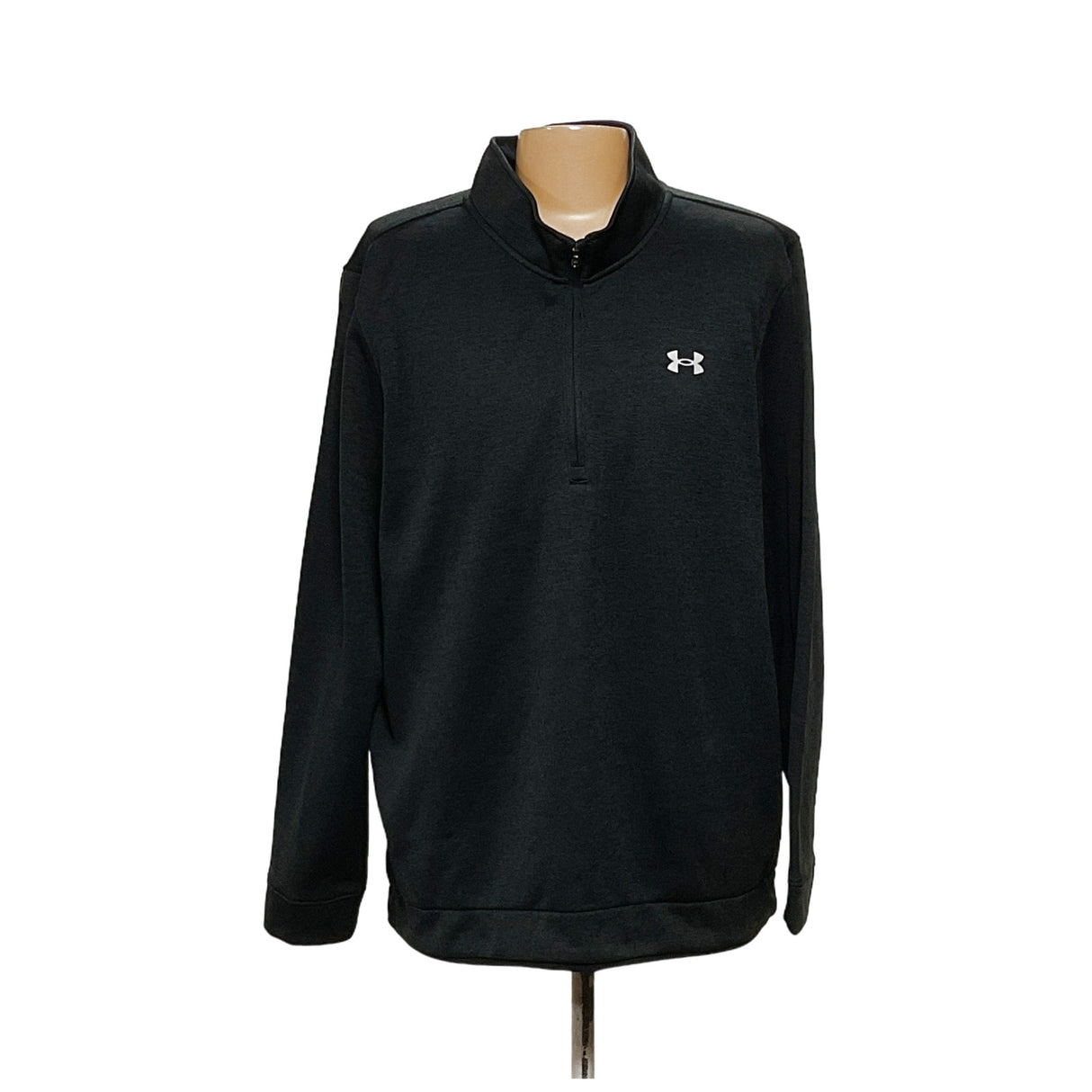 Under Armour Men's Black Henley Sweatshirt