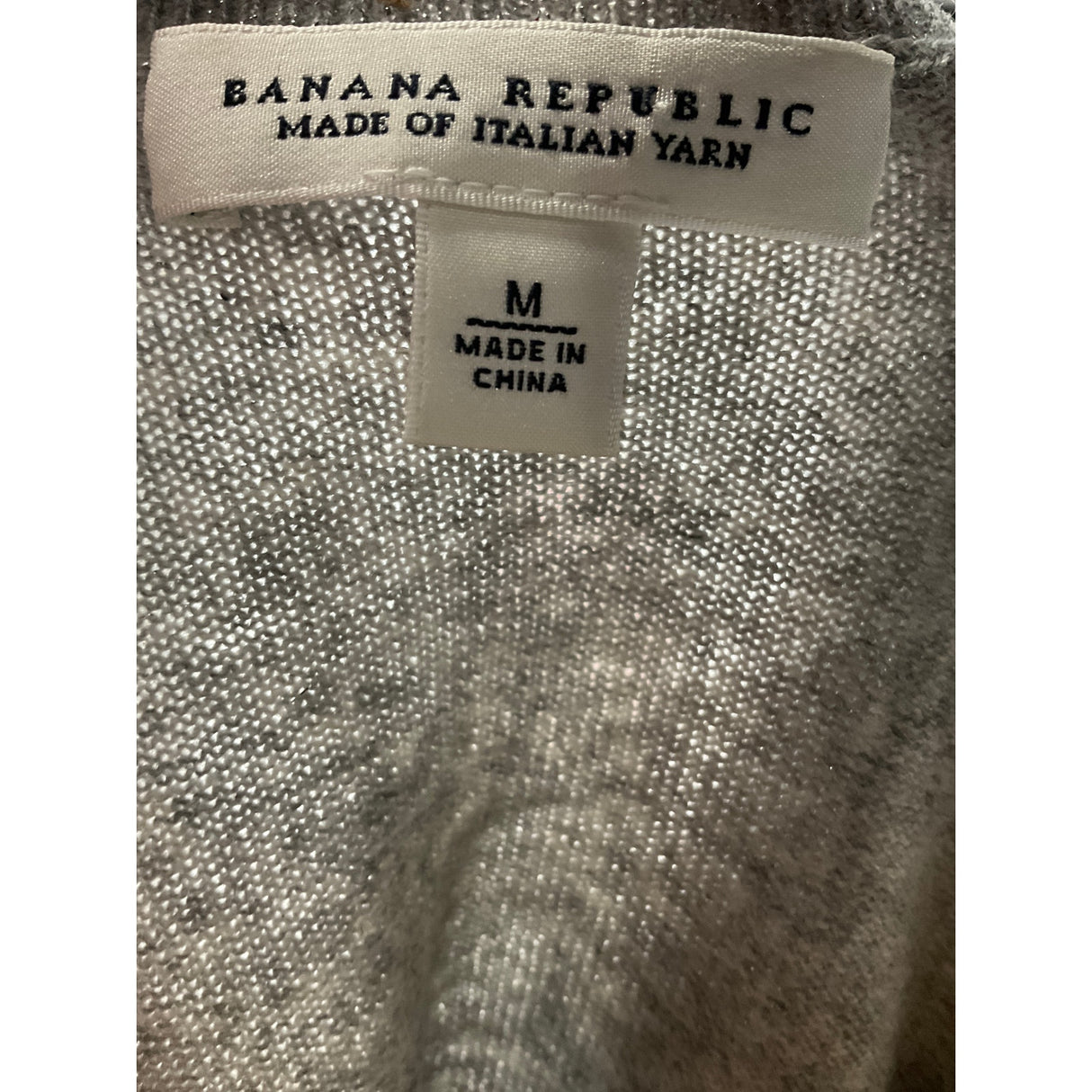 Banana Republic Gray Blouse - Women's Medium