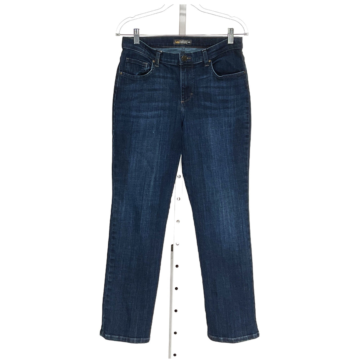 Lee Blue Women's Straight Jeans - Size 8