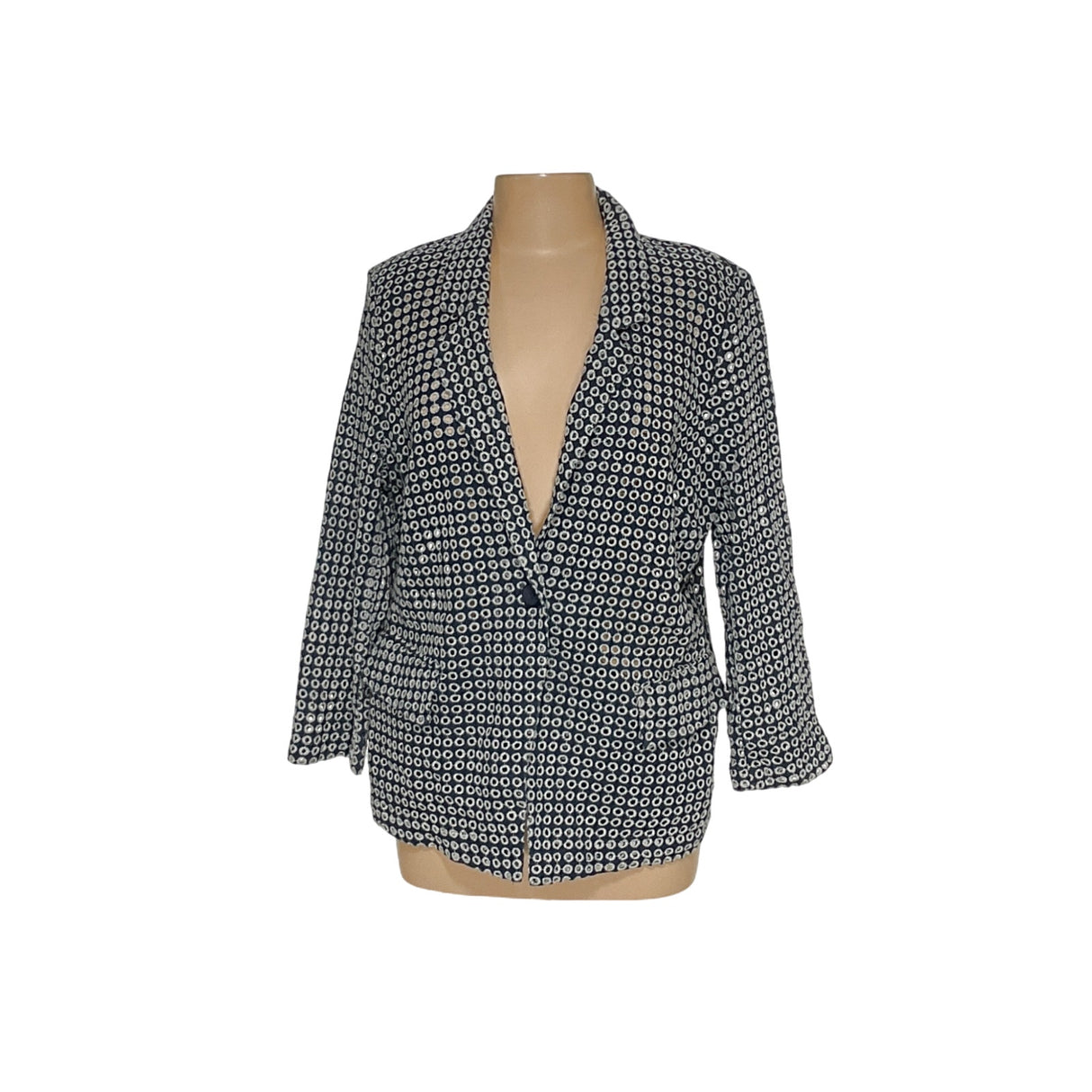 Chico's Blue Basic Blazer Size 2