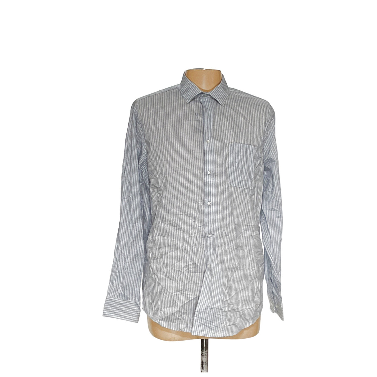 Mens Blue Calvin Klein Dress Shirt - Size L