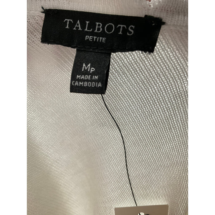 Talbots White Cotton Blouse - Women's Regular mp