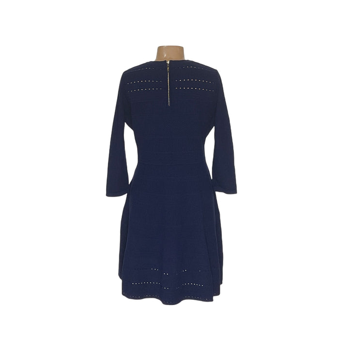 Eliza J Blue A-Line Midi Dress XL