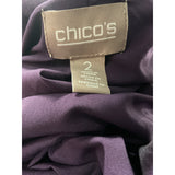 Chico's Purple Coatigan - Women's Size 2