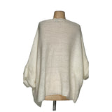 White TOBI Women's Pullover Sweater - Size L