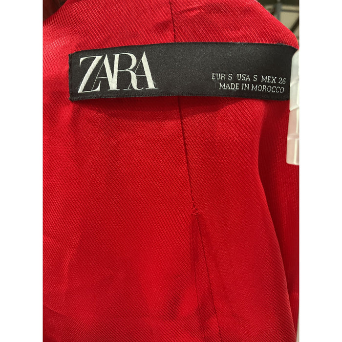 ZARA Red Basic Blazer - Women's S