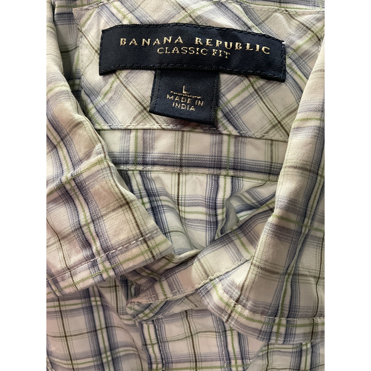 Banana Republic Men's Multicolor Button-Up Shirt