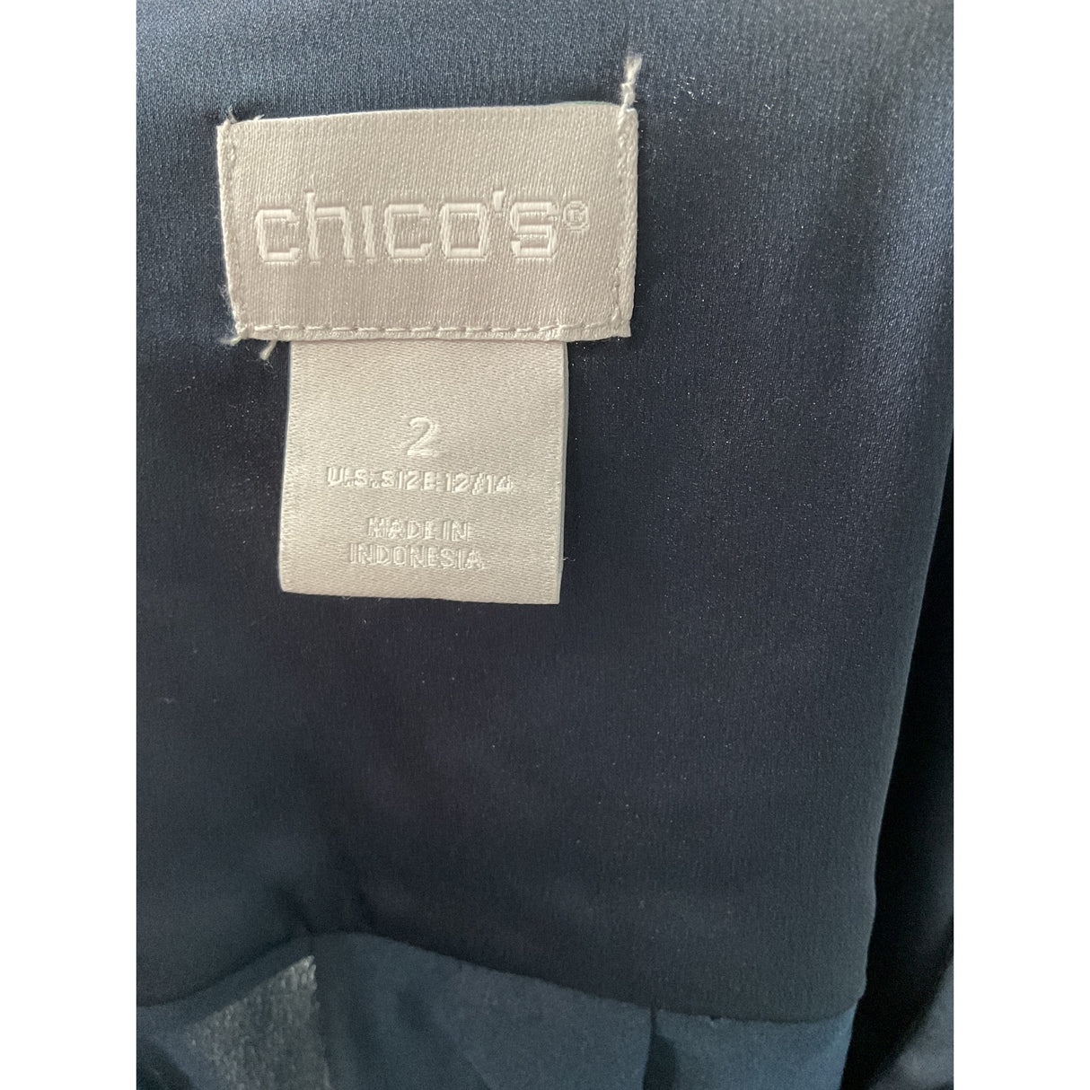 Chico's Blue Polyester Blouse - Size 2