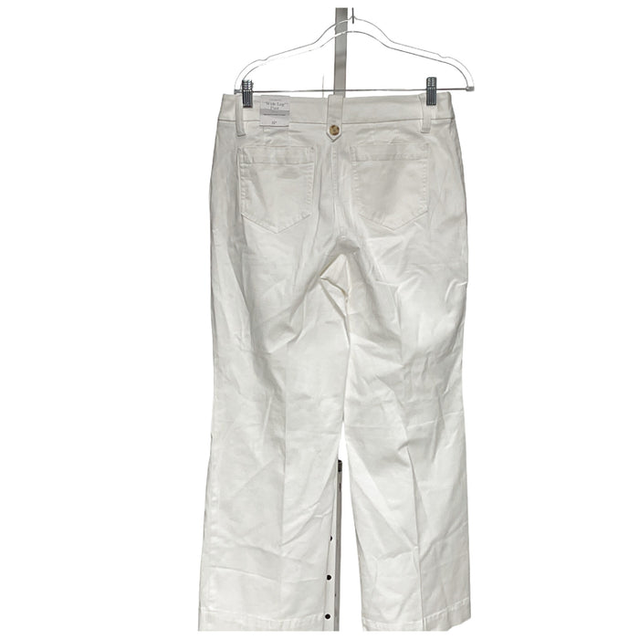 Talbots White Cotton Ankle Pants - Size 8P