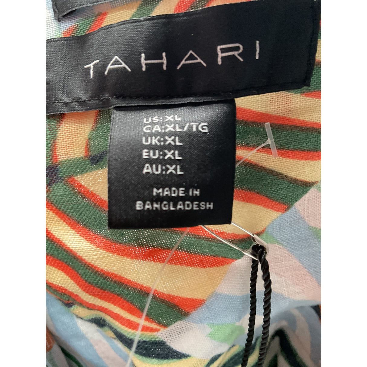 Tahari Multicolor XL Button-Up