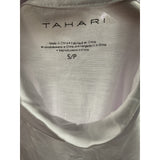 Tahari White Rayon Blouse Women's S