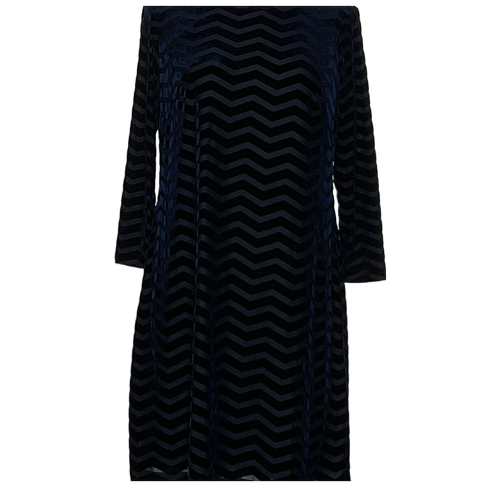 Jessica Howard Blue A-Line Midi Dress