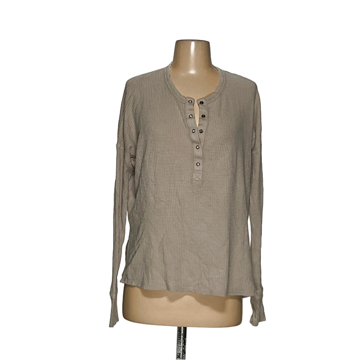 Aerie Brown Cotton Blouse - Women's S