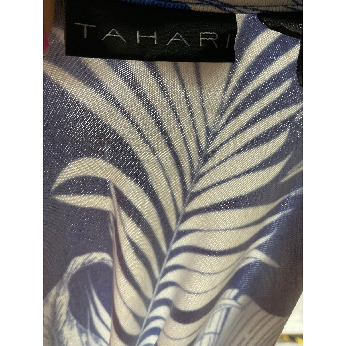 Tahari Blue Blouson Dress - Size 1X