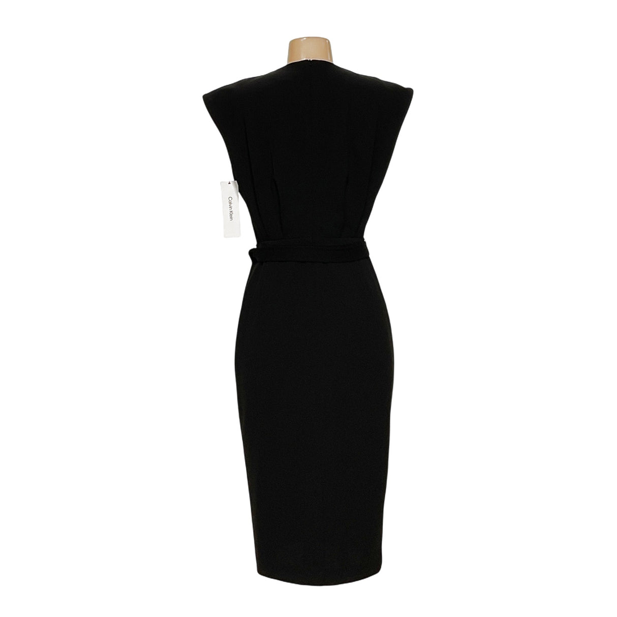 Calvin Klein Black Sheath Dress, Size 4