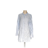 Tahari Blue Shirt Dress - Size M