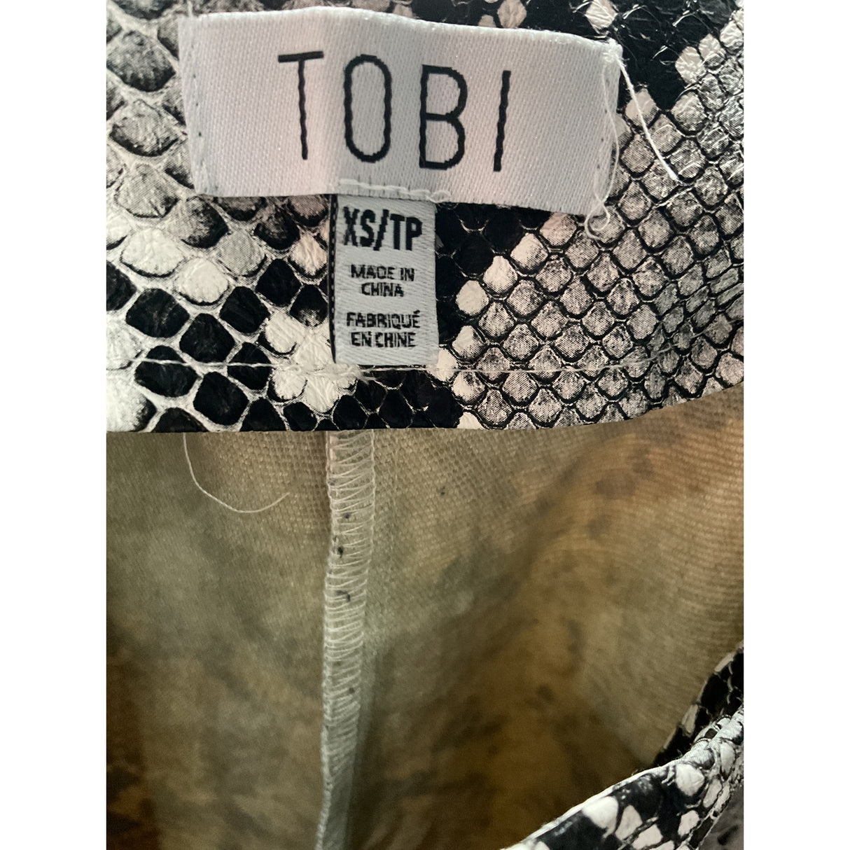 TOBI Multicolor XS Ankle Leggings