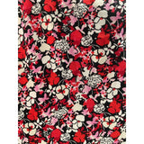 Sanctuary Red Floral A-Line Midi Dress