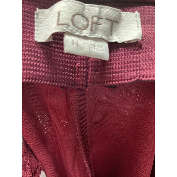 LOFT Women's Red Size M Ankle Pants