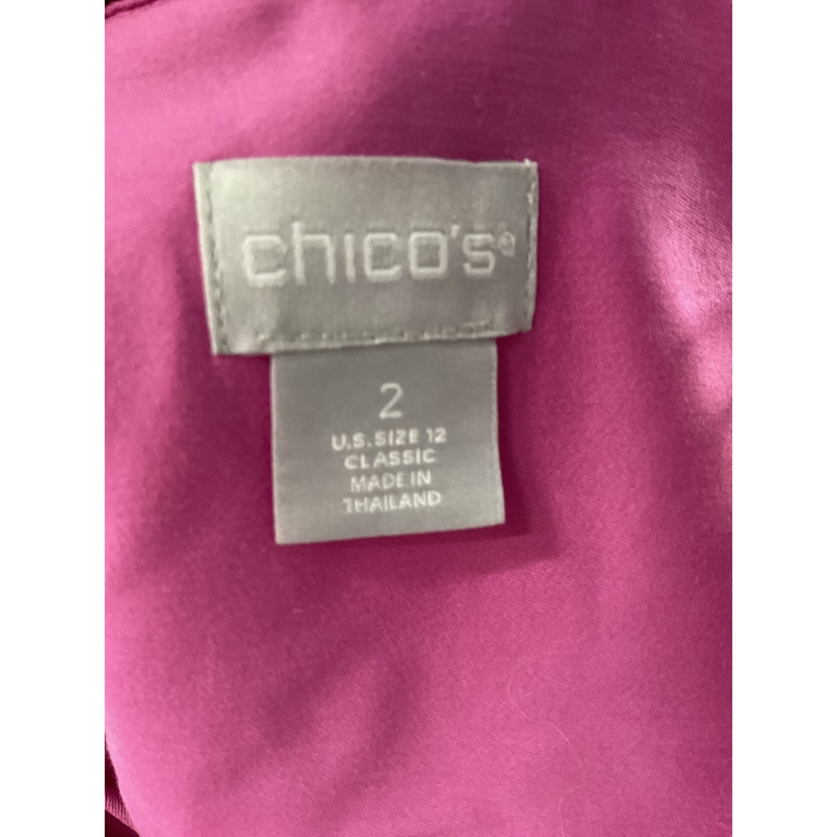 Chico's Purple Cotton Blouse - Women's Size 2