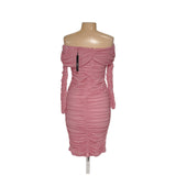 Fashion Nova Pink Bodycon Midi Dress XL