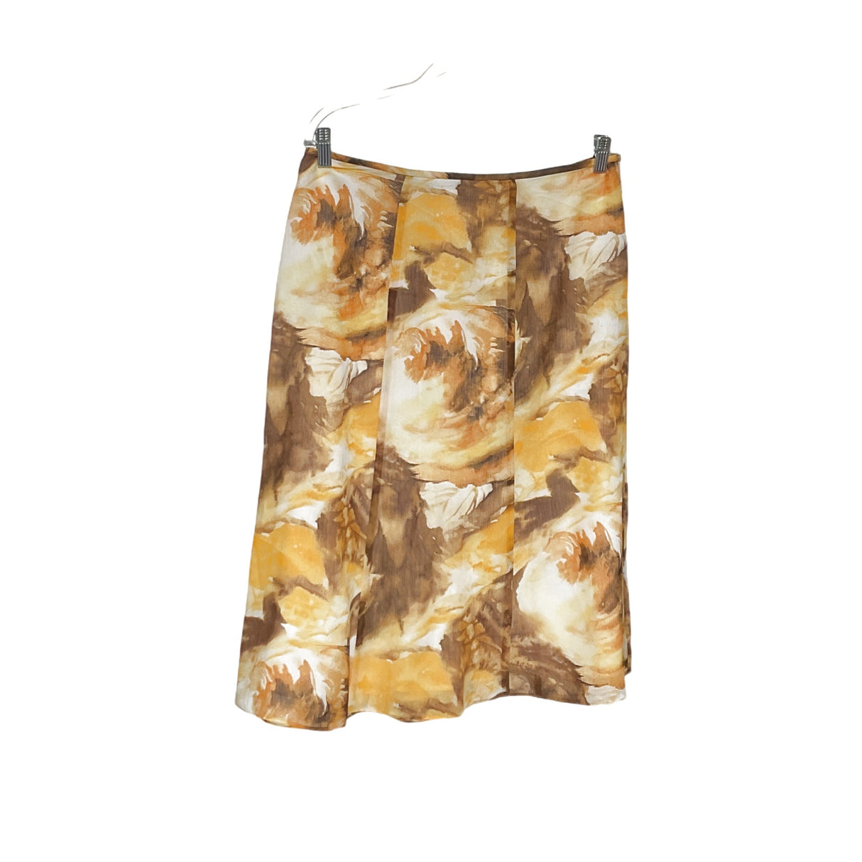 Le Suit Yellow A-Line Skirt