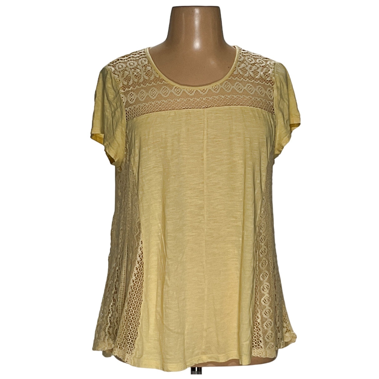 Chico's Yellow Plus Size Blouse