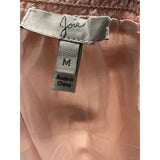 JOIE Pink Silk A-Line Midi Skirt - Size M